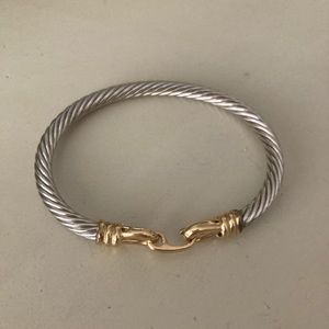 Cable twist Buckle Bracelet